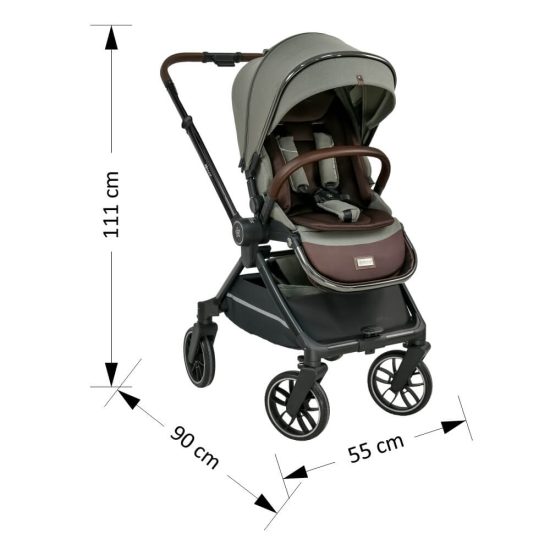 Πολυκαρότσι Mirage 2σε1 Olive 331-189, Bebe Stars