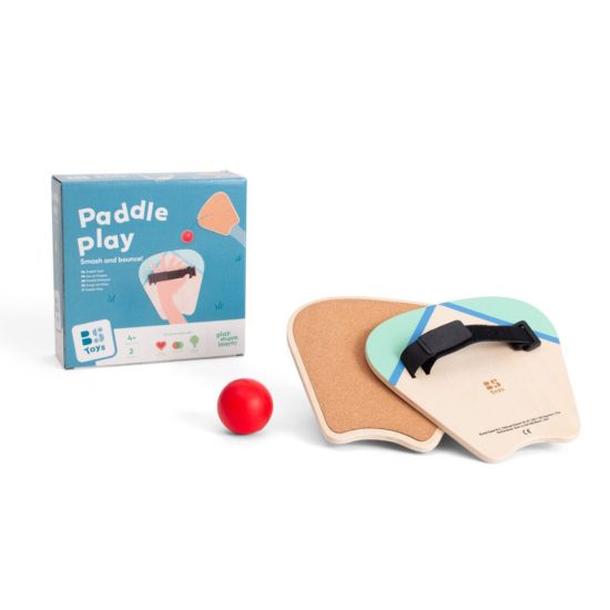 Ξύλινες Ρακέτες Paddle 4+ - BS Toys