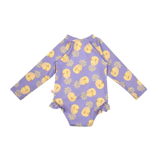 Ολόσωμο Μαγιό με Μανίκια UV Pineapple - Zoocchini