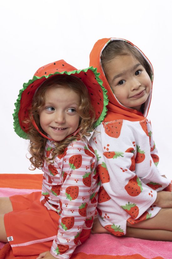 Παιδικό Πόντσο Θαλάσσης Swim Coverup UPF50+ Strawberry (12-24m) - Zoocchini