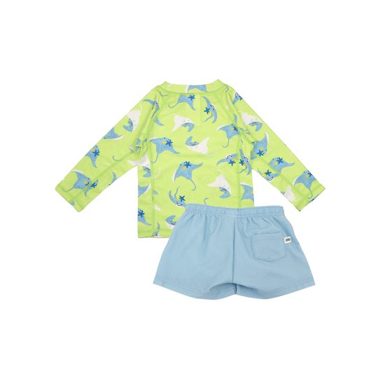 Σετ UV Μαγιό Σορτς και Μπλούζα Stingray - Zoocchini