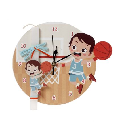 Πασχαλινή Λαμπάδα Ρολόι με Θέμα Μπάσκετ για Αγόρια ΠΛ-698 (Υ.33 Π.28) || Bellissimo