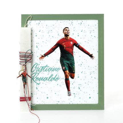 Πασχαλινή Λαμπάδα με Κάδρο με Θέμα Ronaldo για Αγόρια ΠΛ-848 (Υ.34 Π.40cm) || Bellissimo