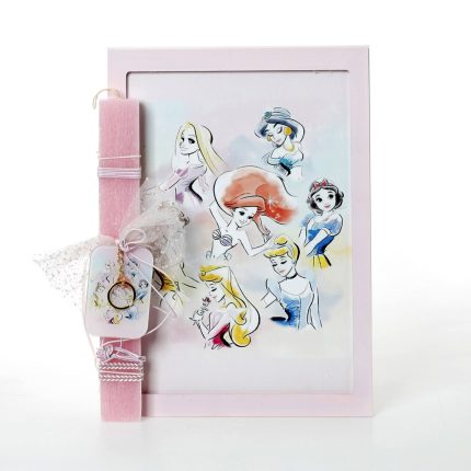 Πασχαλινή Λαμπάδα με Θέμα Disney για Κορίτσια ΠΛ-843 (Υ.33 Π.23) || Bellissimo