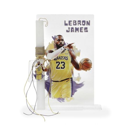 Πασχαλινή Λαμπάδα με Θέμα Lebron James για Αγόρια ΠΛ-880 (Υ.26 Π.16cm) || Bellissimo