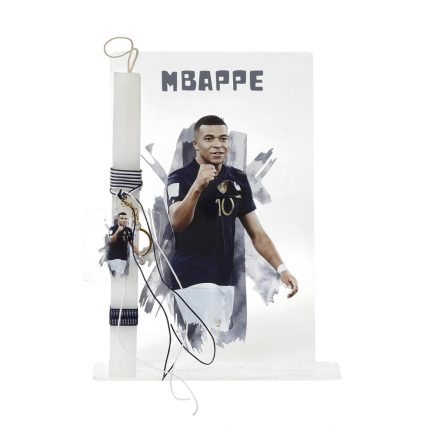 Πασχαλινή Λαμπάδα με Πλέξιγκλας με Θέμα Mpappe για Αγόρια ΠΛ-851 (Υ.26 Π.16cm) || Bellissimo