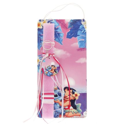 Πασχαλινή Λαμπάδα με Θέμα Stitch για Κορίτσια ΠΛ-2551 (Υ.32 Π.15) || Bellissimo