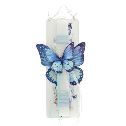 Πασχαλινή Λαμπάδα με Θέμα Πεταλούδα για Κορίτσια ΠΛ-25100 (Υ.30 Π.15) || Bellissimo