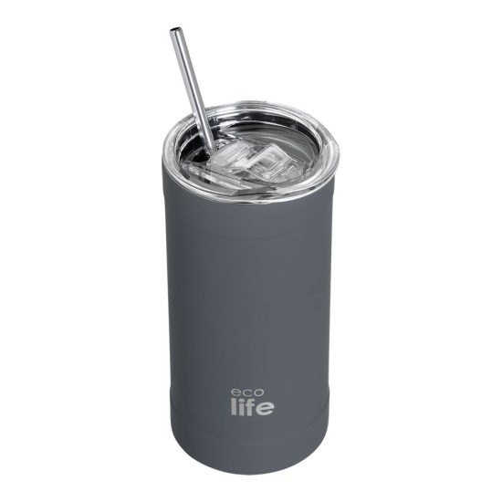 Ποτήρι Θερμός Stone Grey Coffee Thermos 500ml - Ecolife