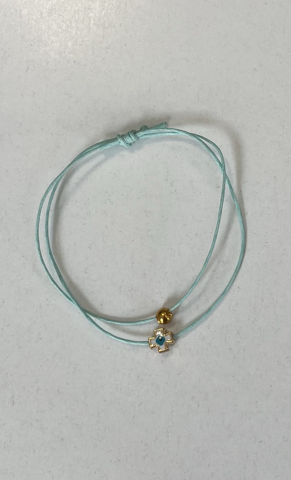 Μαρτυρικό Βραχιόλι σε Σιέλ Απόχρωση με Σταυρουδάκι και Μάτι 50τμχ | CRME/50/80221 Kaliso Μαρτυρικό Βραχιόλι σε Σιέλ Απόχρωση με Σταυρουδάκι και Μάτι 50τμχ | CRME/50/80221 Kaliso