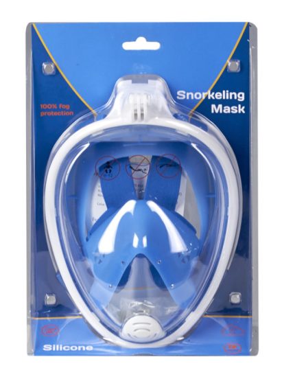 Μάσκα Θαλάσσης Fullface Ενηλίκων Blister Μπλε L/XL 5203266072759 - Unitap