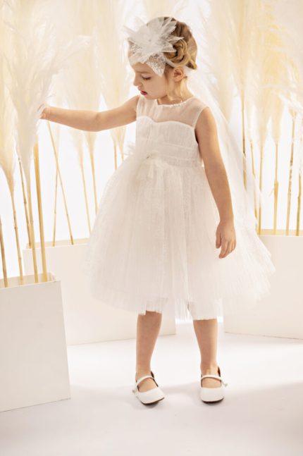 Βαπτιστικό Φορεματάκι για Κορίτσι Off White 125.112.7580, Baby Bloom