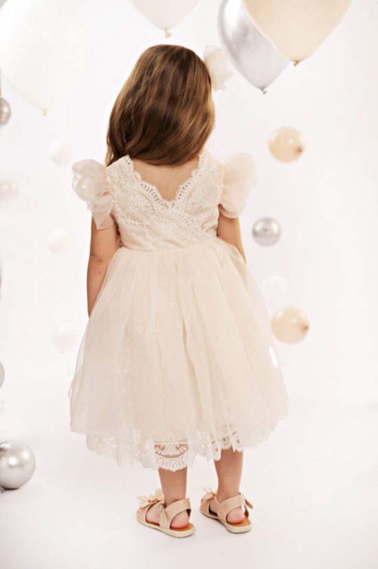 Βαπτιστικό Φορεματάκι για Κορίτσι Baby Pink 125.121.7280, Baby Bloom
