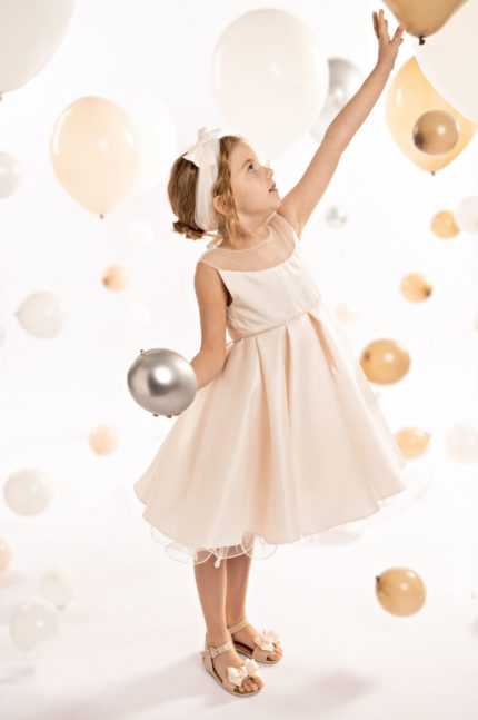 Βαπτιστικό Φορεματάκι για Κορίτσι Pink Champagne 125.122.7580, Baby Bloom