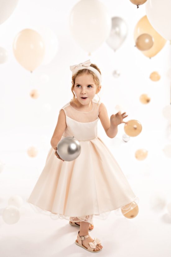 Βαπτιστικό Φορεματάκι για Κορίτσι Pink Champagne 125.122.7580, Baby Bloom