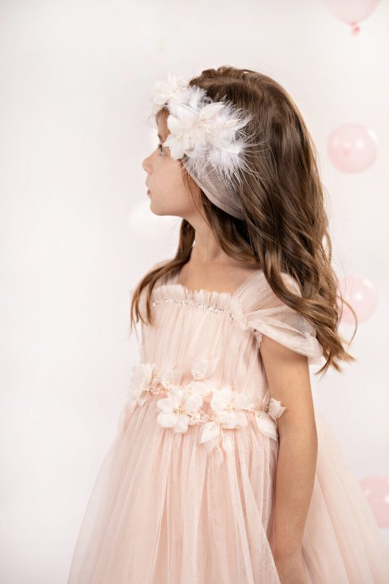 Βαπτιστικό Φορεματάκι για Κορίτσι Dysty Pink 125.125.6970, Baby Bloom