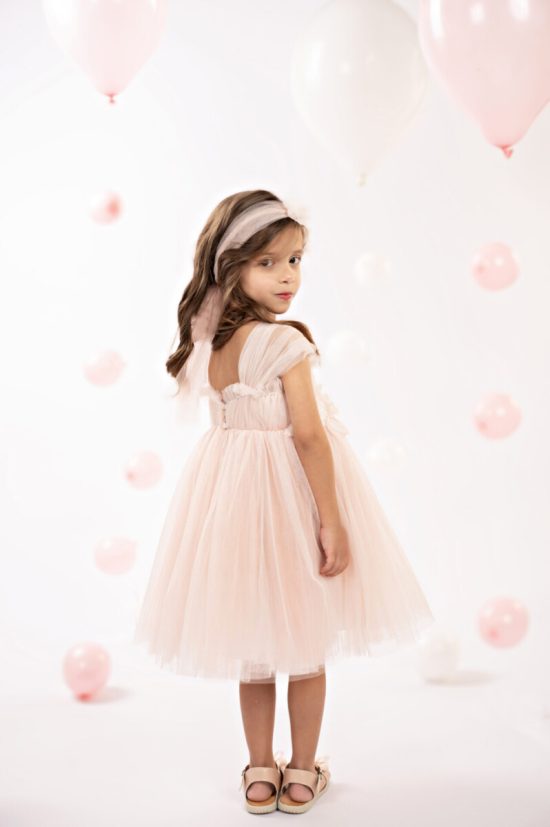 Βαπτιστικό Φορεματάκι για Κορίτσι Dysty Pink 125.125.6970, Baby Bloom