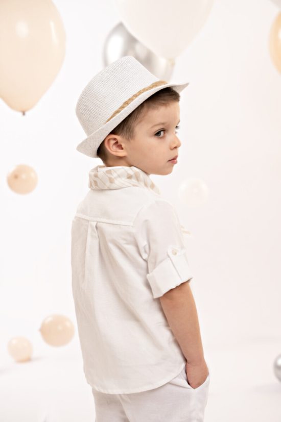 Βαπτιστικό Κοστουμάκι για Αγόρι Off White 125.31.5570, Baby Bloom