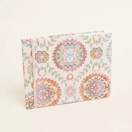 Βιβλίο Ευχών Στόφα Ινδικοί Κύκλοι (20,5 x 27,5 cm) | 333560 Ntampoudis