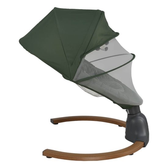 Κούνια Ηλεκτρική Fluffy Forest Green 257-176, Bebe Stars