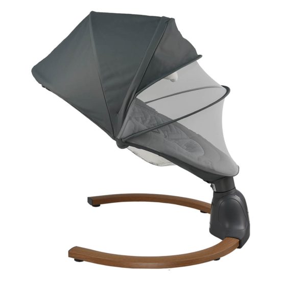 Κούνια Ηλεκτρική Fluffy Smoked Grey 257-186, Bebe Stars