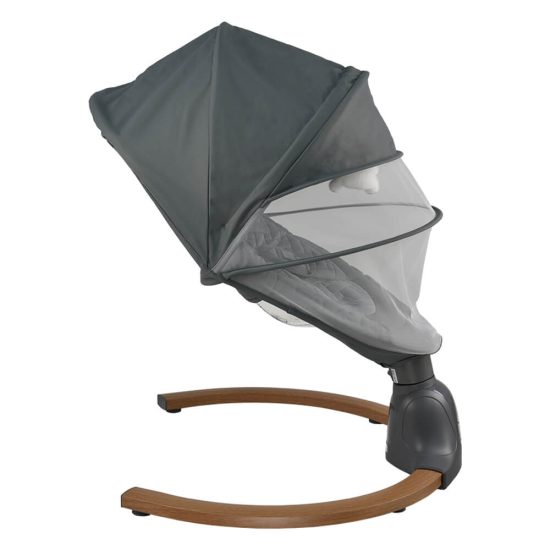 Κούνια Ηλεκτρική Fluffy Smoked Grey 257-186, Bebe Stars