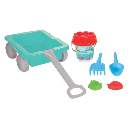 Σετ Τρόλεϊ - Κουβαδάκι Παραλίας 06112 Turquoise 7τμχ 8693461061127 18m+ - Pilsan