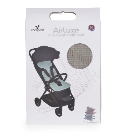 Cangaroo Αντι-ιδρωτικό Κάλυμμα Καροτσιού Anti-Sweat Stroller Pad AirLuxe Grey 3800146271961