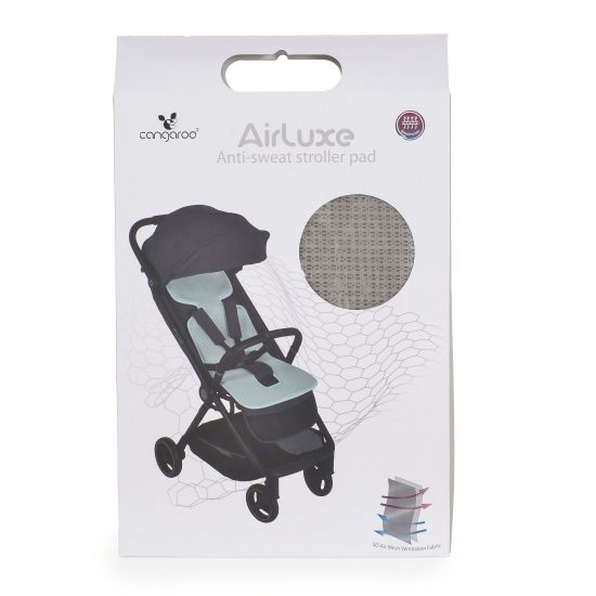 Cangaroo Αντι-ιδρωτικό Κάλυμμα Καροτσιού Anti-Sweat Stroller Pad AirLuxe Grey 3800146271961