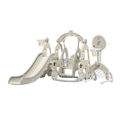 Moni Garden Κέντρο Παιχνιδιού Κούνια-Τσουλήθρα Slide Swing 6 in 1 Lunar 3801005601899 12m+