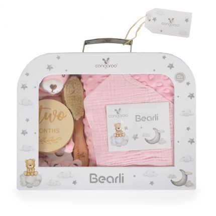 Cangaroo Σετ Δώρου για Νεογέννητο 6τμχ Bearli Pink 3800146272241