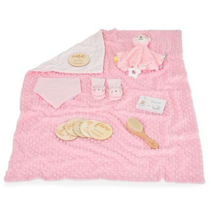 Cangaroo Σετ Δώρου για Νεογέννητο 6τμχ Bearli Pink 3800146272241