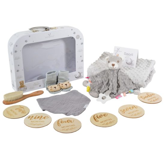Cangaroo Σετ Δώρου για Νεογέννητο 6τμχ Bearli Grey 3800146272234
