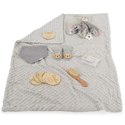 Cangaroo Σετ Δώρου για Νεογέννητο 6τμχ Bearli Grey 3800146272234