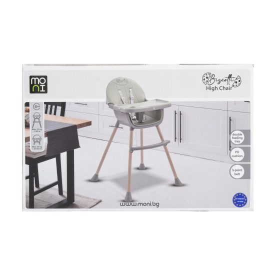 Moni Καρεκλάκι Φαγητού Biscotti 2 in 1 Beige 3801005152636