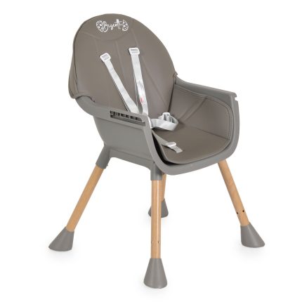 Moni Καρεκλάκι Φαγητού Biscotti 2 in 1 Grey 3801005152667