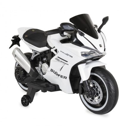 Moni Ηλεκτροκίνητη Μηχανή BO Surfer White 12V 3801005001316