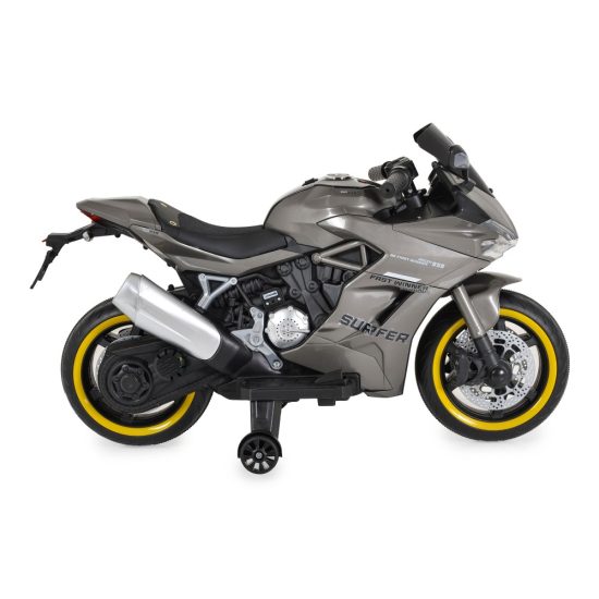 Moni Ηλεκτροκίνητη Μηχανή BO Surfer Grey 12V 3801005001309