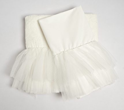 Λαδόπανο Σετ για Κορίτσι Ιβουάρ-Off White LD25.53.2650, Baby Bloom