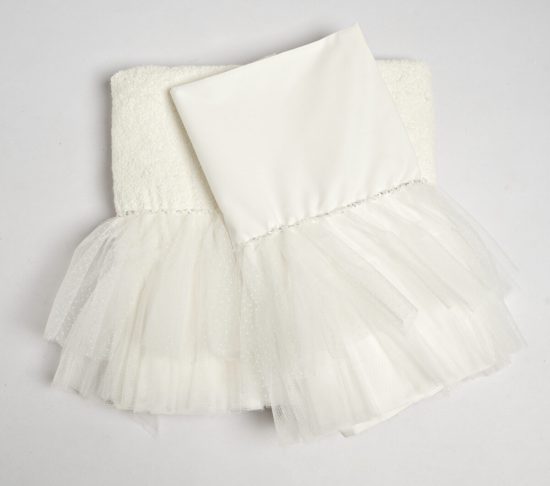 Λαδόπανο Σετ για Κορίτσι Ιβουάρ-Off White LD25.53.2650, Baby Bloom