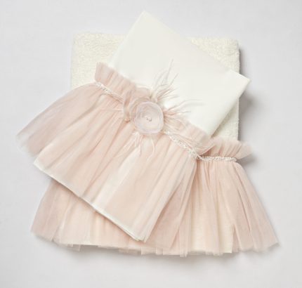 Λαδόπανο Σετ για Κορίτσι Ιβουάρ-Ροζ LD25.55.2650, Baby Bloom