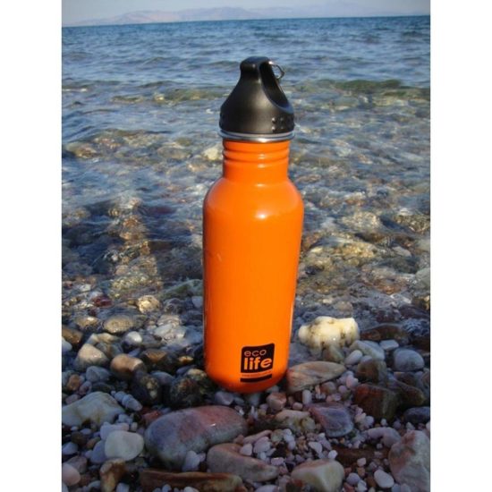 Παγούρι Μεταλλικό Ανοξείδωτο Orange 600ml 5208009000105 - Ecolife