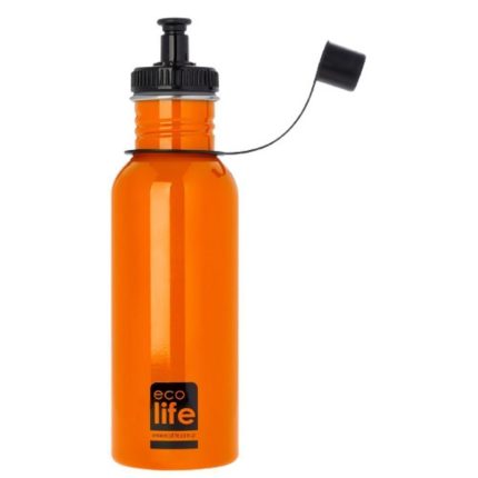 Παγούρι Μεταλλικό Ανοξείδωτο Orange 600ml 5208009000105 - Ecolife