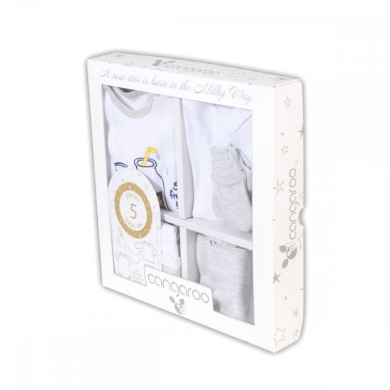 Cangaroo Σετ Δώρου για Νεογέννητο 5τμχ Milky Boy 3800146266813