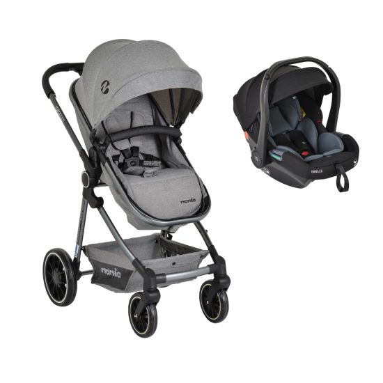 Moni Πολυκαρότσι Αναστρέψιμο 2 σε 1 Giselle Gray 3800146236991