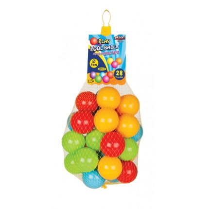 Χρωματιστές Μπάλες Play Pool Balls 28τμχ 6cm 06404 8693461342929 - Pilsan