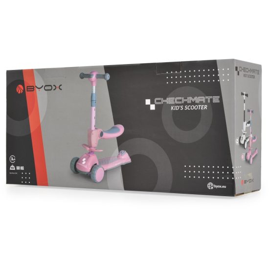 Byox Παιδικό Πατίνι Τρίτροχο Checkmate Lace Pink 3800146229634