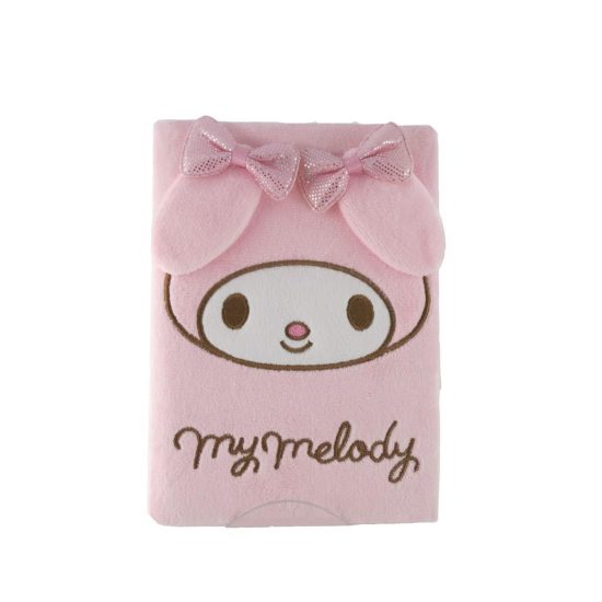 Σετ Λούτρινο Σημειωματάριο Ροζ με Στυλό My Melody | 5205698754210