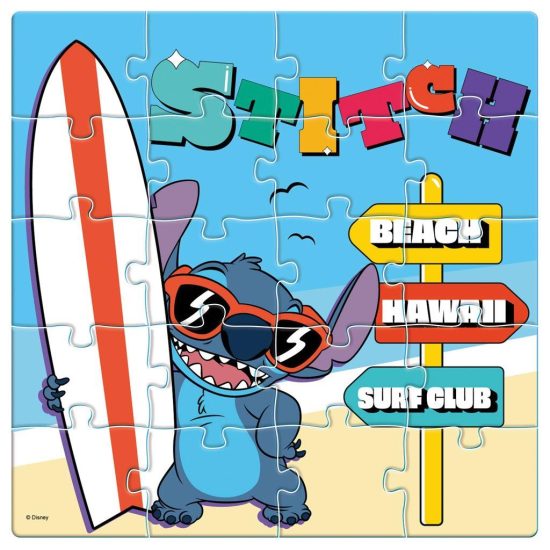 Μαγνητικό Παζλ Summer Vibes Lilo & Stitch 60τμχ (18x18x1,3 εκ) 3+ | Luna 5205698757068