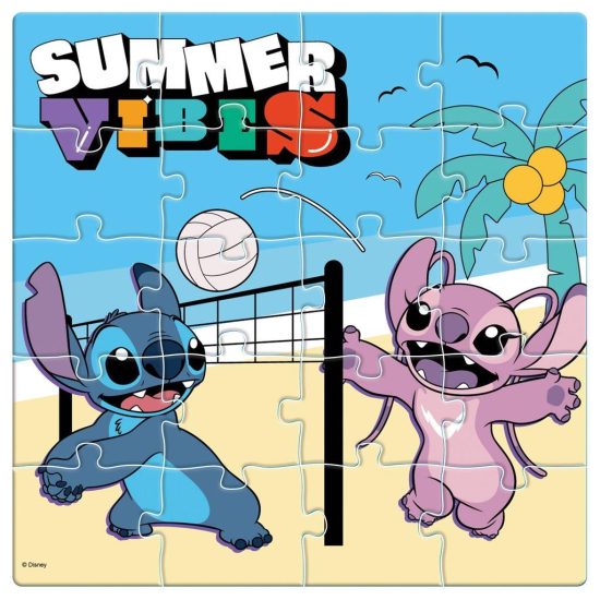 Μαγνητικό Παζλ Summer Vibes Lilo & Stitch 60τμχ (18x18x1,3 εκ) 3+ | Luna 5205698757068